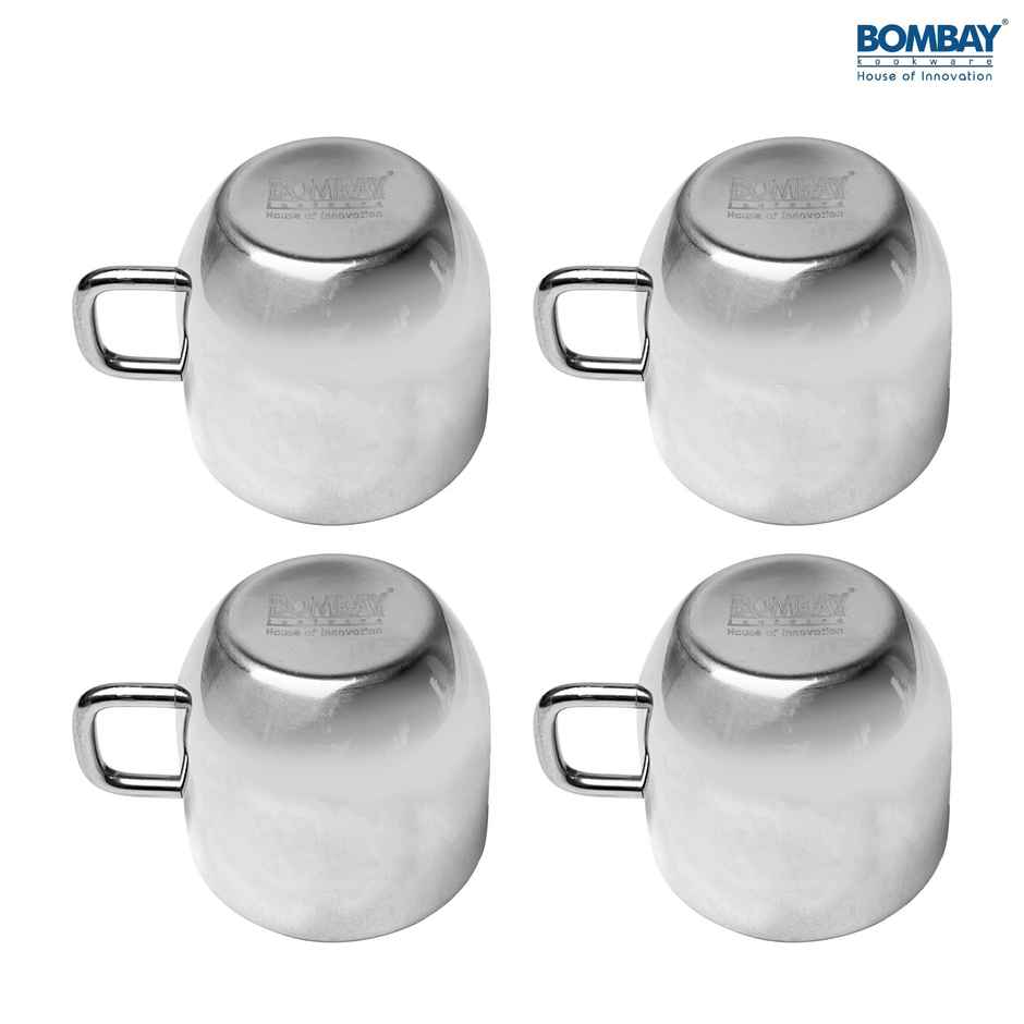 Bombay Kookware Stainless Steel Apple Cup Pack Of 4