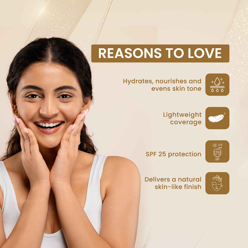 Lotus Make-Up Nutraglow Daily Tinted Moisturiser Fresh Ivory | SPF 25 | Evens Skin Tone