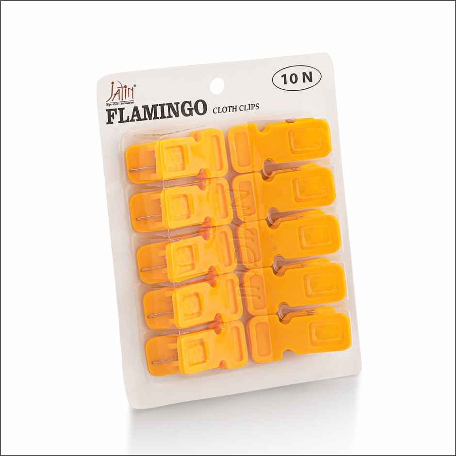 Jatin Flamingo Plastic Cloth Pegs | Assorted