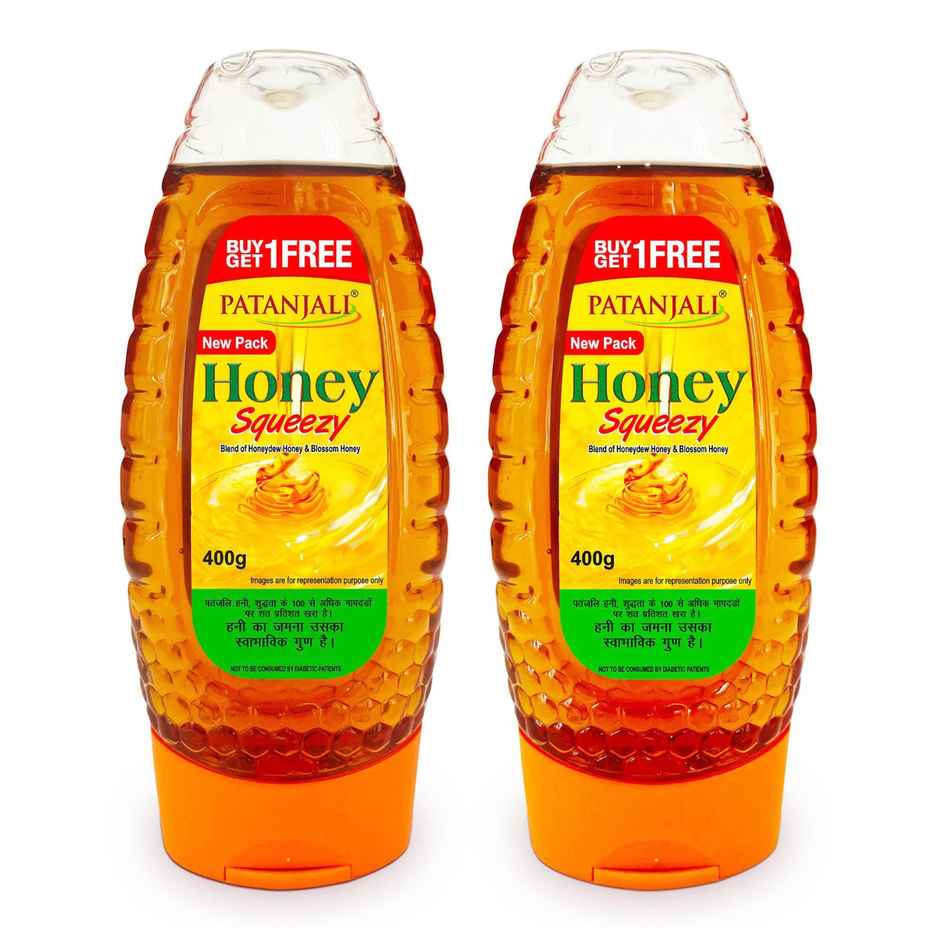 Patanjali Honey Squeezy Natural Shahed Sahad No Added Sugar