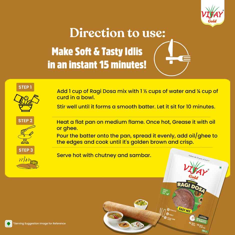 Vijay Gold Ragi Dosa Mix