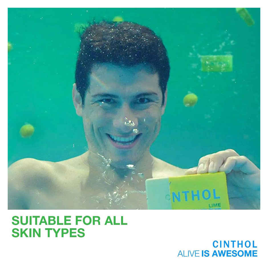 Cinthol Lime Bath Soap - Value Pack, For Men & Women