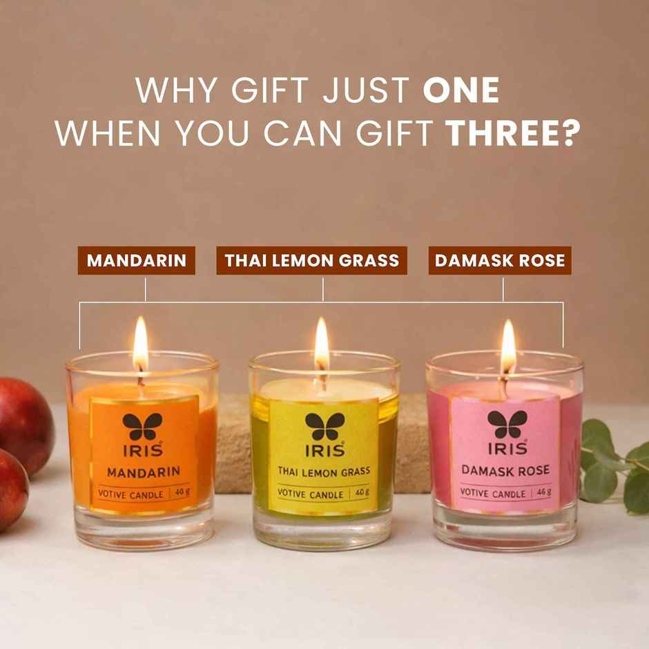 IRIS Shot Glass Candle | 40 g Each