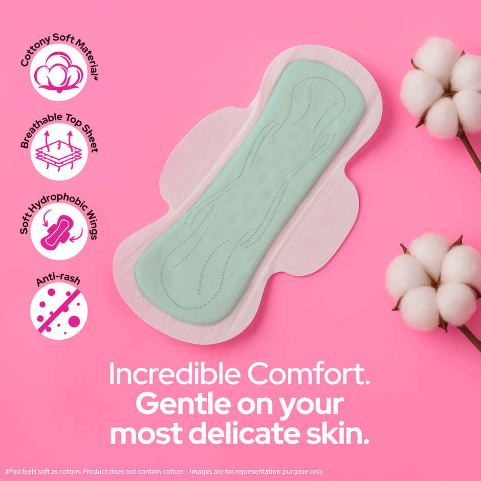 I-Activ Ultra Thin Sanitary Pads XXL | Cottony Soft | Anti-Rash | Heavy Flow Protection