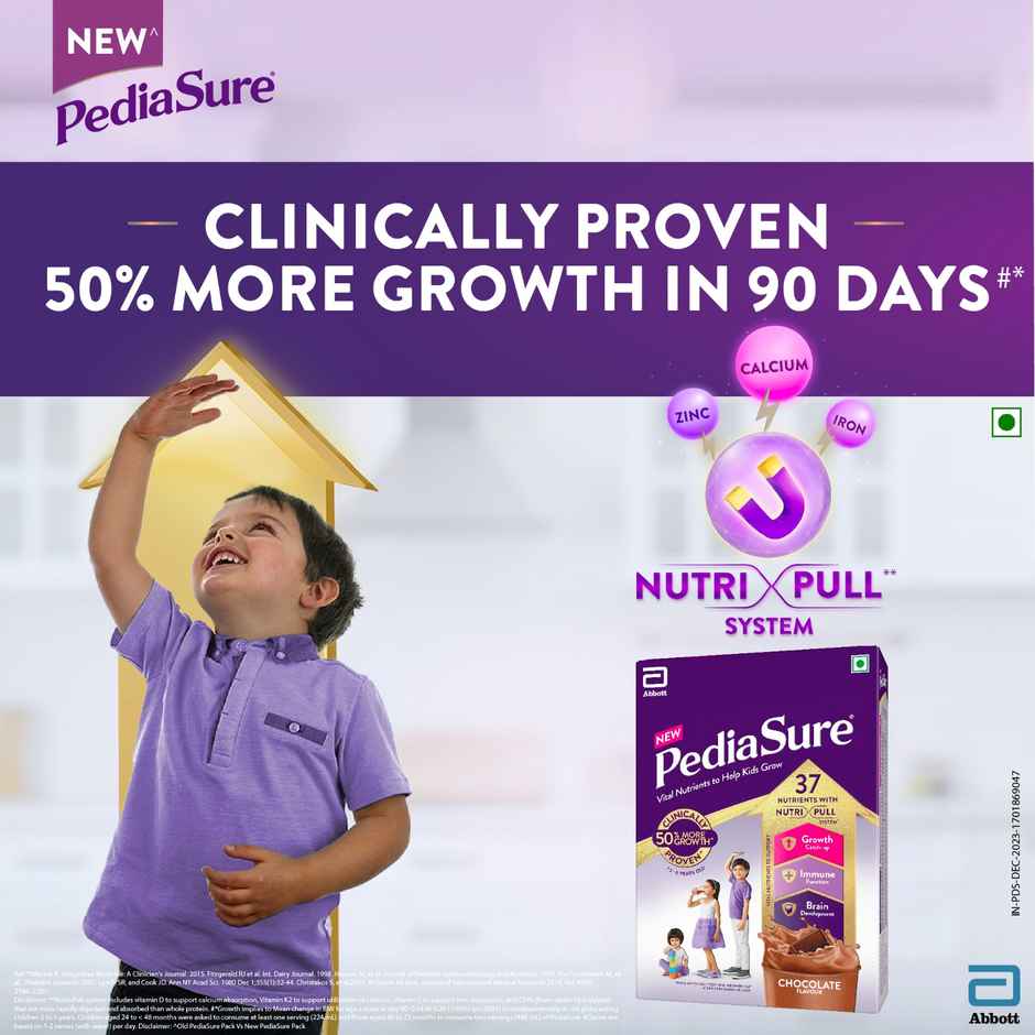 PediaSure Scientifically Designed Chocolate Drink Mix| For 2 - 6 years Kids