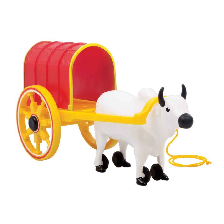 Giggles Funskool Bullock Cart Pull Along Toy