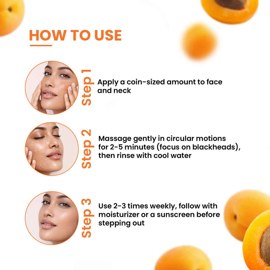 Lotus Herbals Apriscrub Fresh Apricot Exfoliating Face Scrub