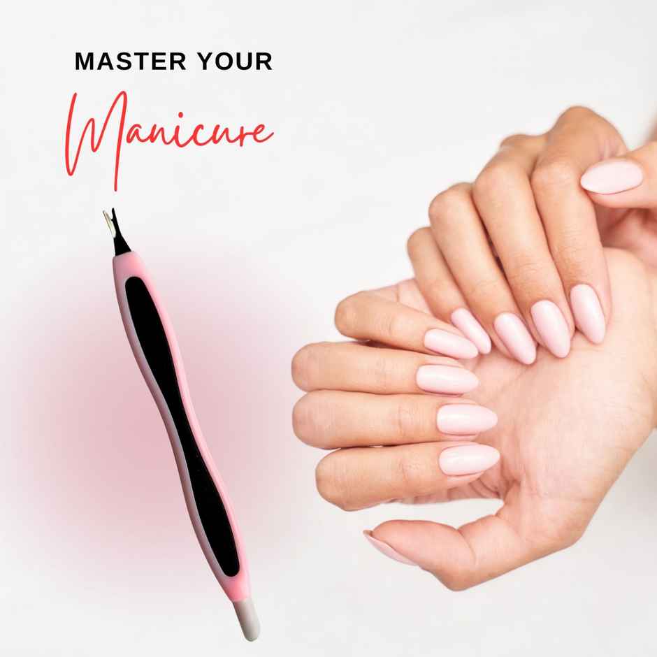 Bronson Professional Cuticle Trimmer & Pusher (Color May Vary)