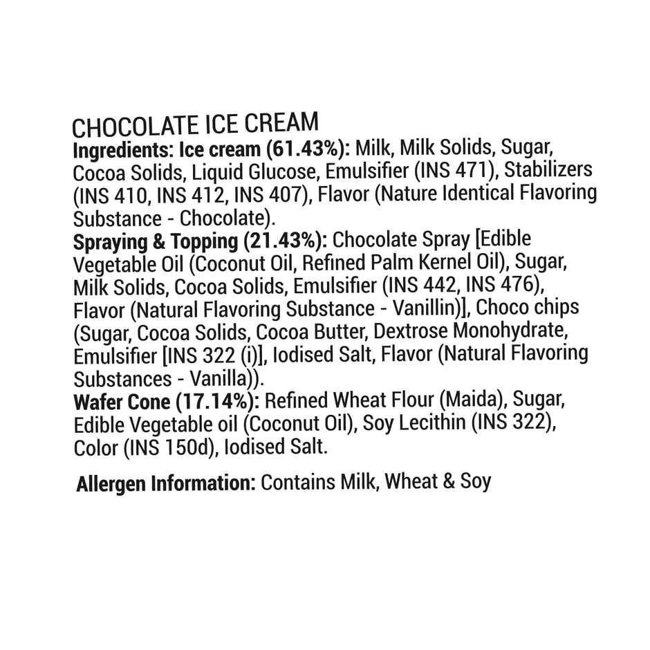 Milkymist Chocolate Cone | Ice Cream Cone