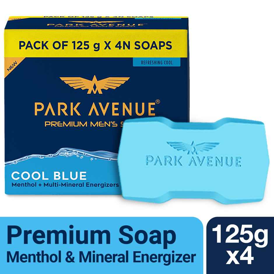 Park Avenue Cool Blue Soap Pack of 4