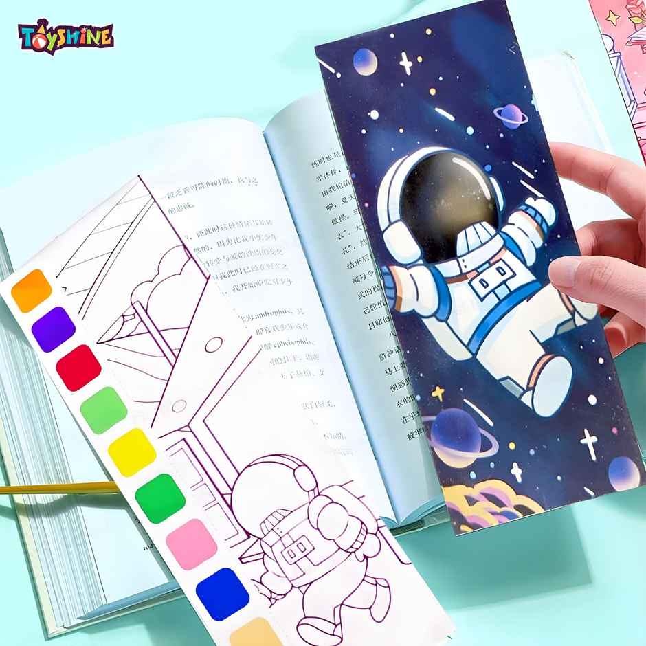 Toyshine Painting & Drawing Book with Brush DIY Art Kit for Kids