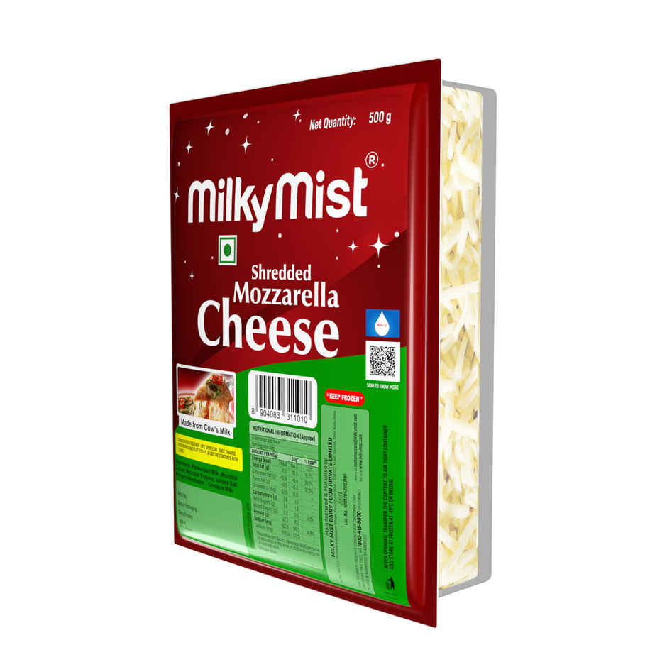 Milky Mist Shredded Mozzarella Pizza Cheese