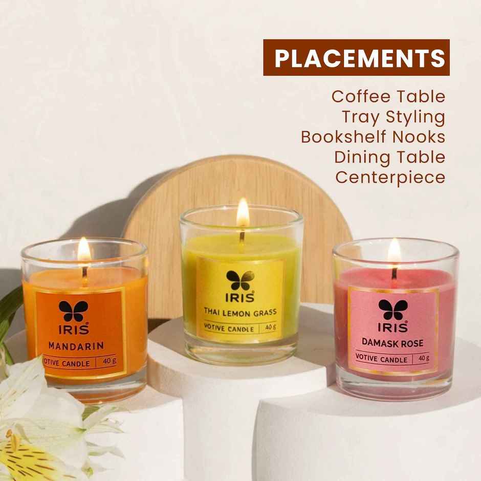 IRIS Shot Glass Candle | 40 g Each