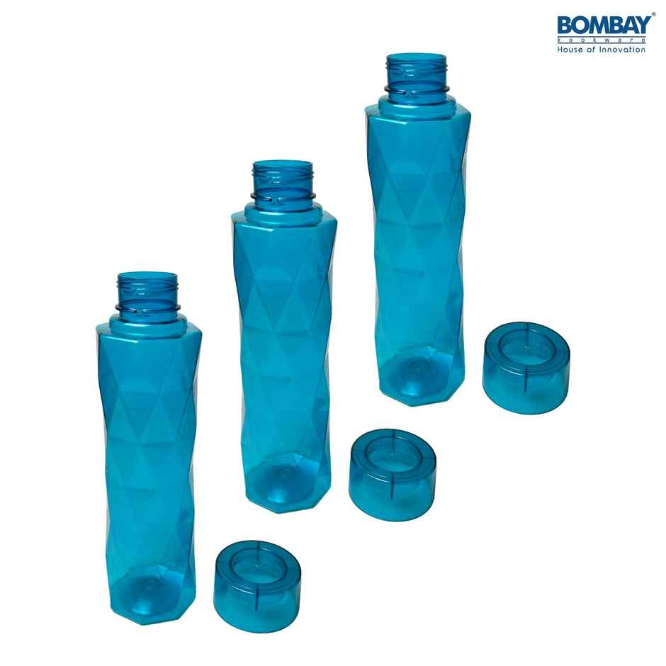 Aqua BPA-free Plastic Water Bottle | Each 1 L | Blue