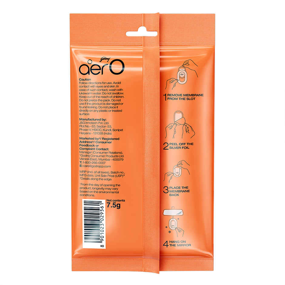 Godrej Aer O - Hanging Car Air Freshener - Musk After Smoke