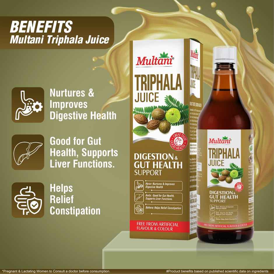 Multani Triphala Juice | Supports Digestion & Gut Health