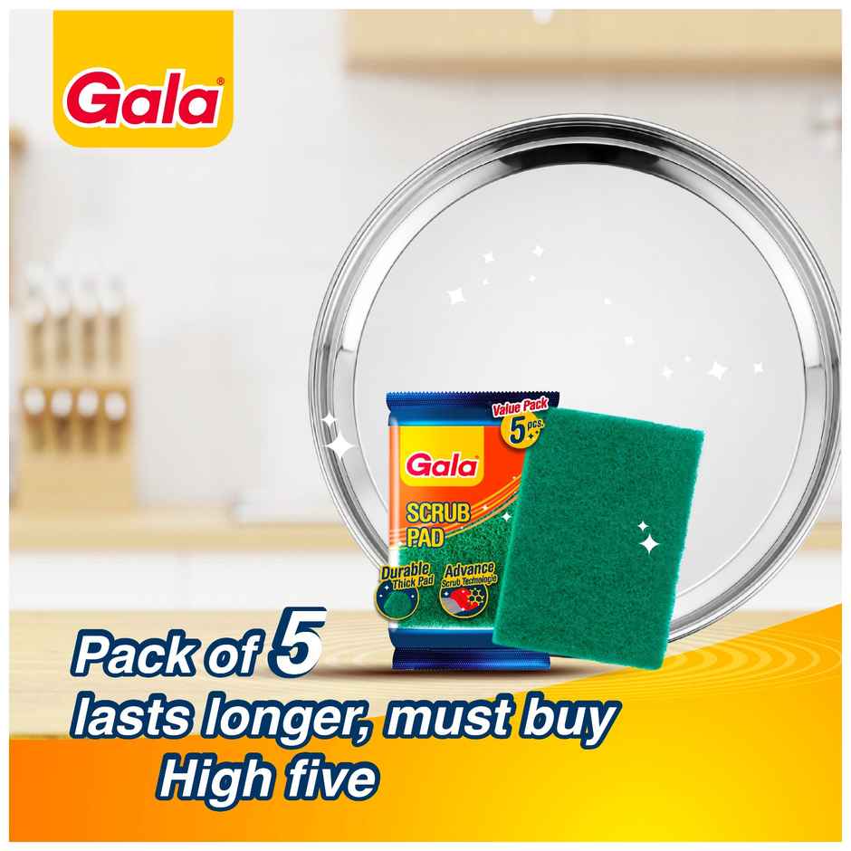 Gala Sparkle Magic Utensil Green Scrubber Pad