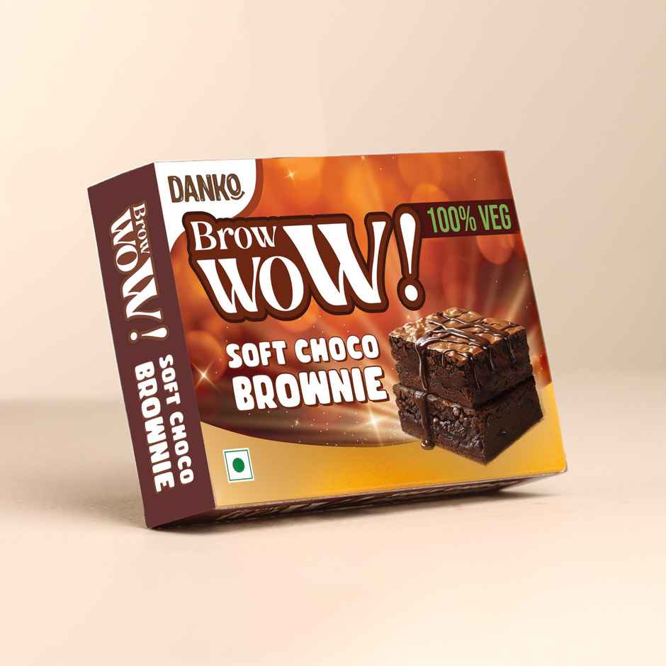 Danko Brow Wow Soft Choco Brownies 2 pieces Box