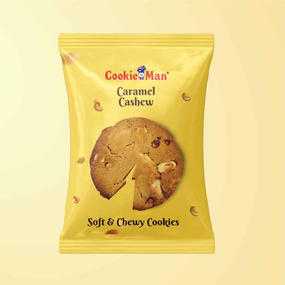 CookieMan Caramel Cashew Soft & Chewy Dessert Cookie