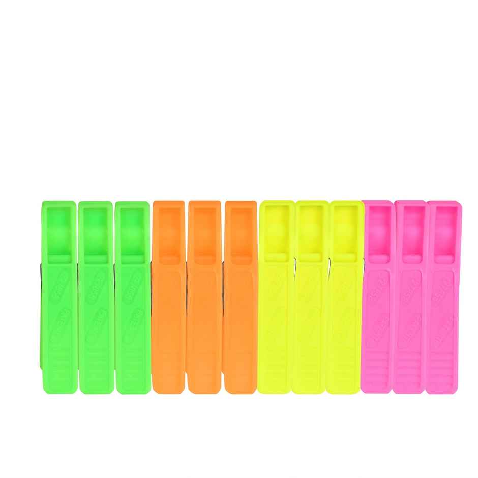 Sinco Super Cloth Clips / Cloth Pegs - Pack of 1 (12 Pieces) Combo  