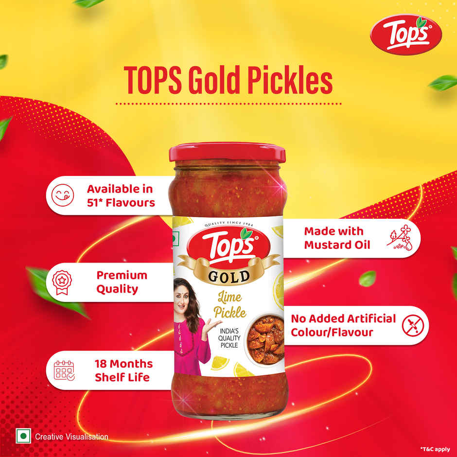 Tops Gold Lime Pickle