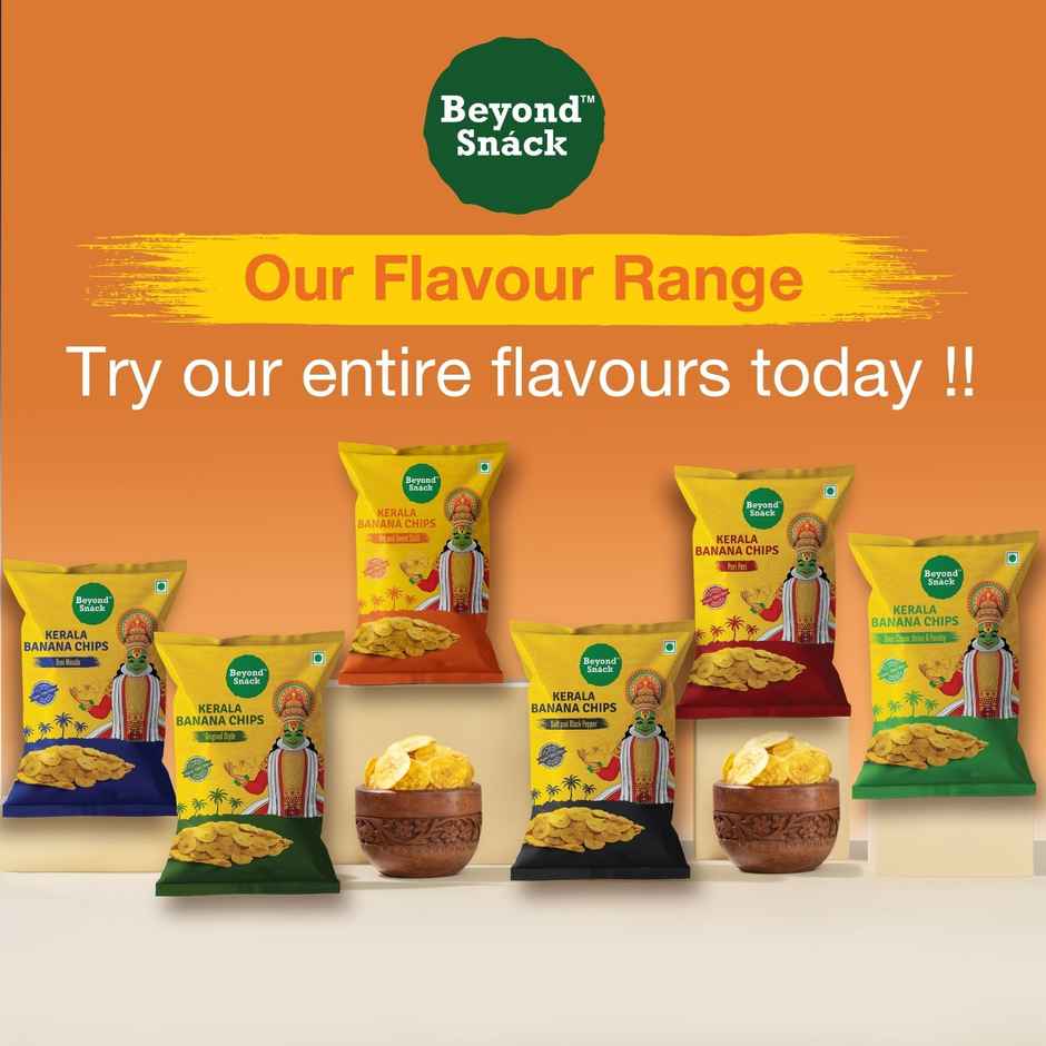 Beyond Snack Kerala Banana Chips - Hot & Sweet Chilli Combo  