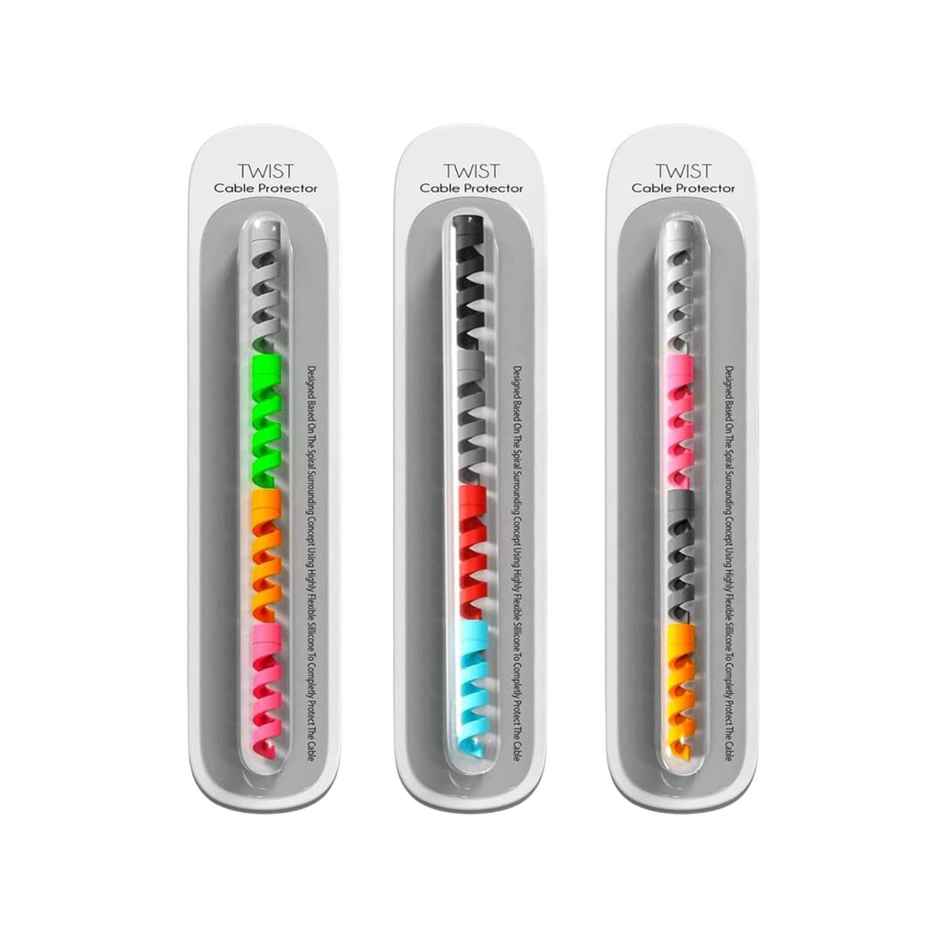 AILKIN Spiral Charger Cable Protector | Data Cable Saver | Protective Covers