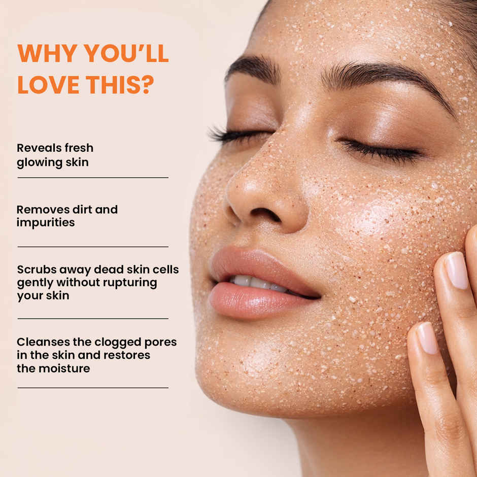 Lotus Herbals Apriscrub Fresh Apricot Exfoliating Face Scrub