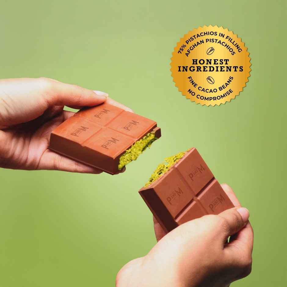 Paul And Mike Dubai Kunafa Chocolate with Afghan Pistachios