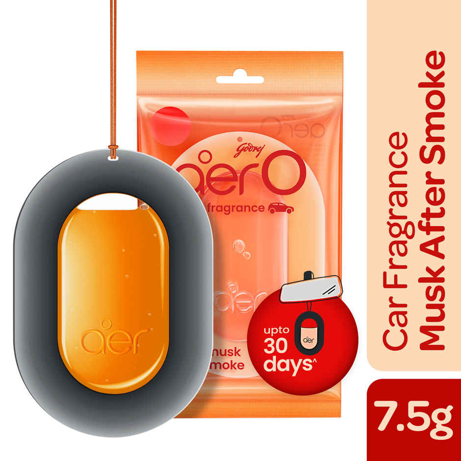 Godrej Aer O - Hanging Car Air Freshener - Musk After Smoke Combo