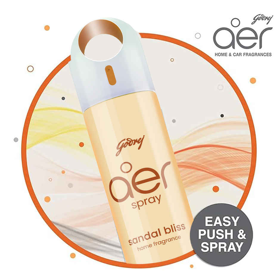 Godrej aer Spray Room Freshener for Home & Office - Sandal Bliss