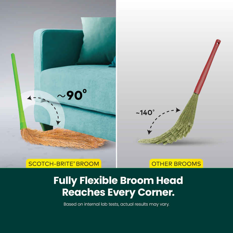 Scotch-Brite Classic No Dust Broom | Regular Size | 44.5 in