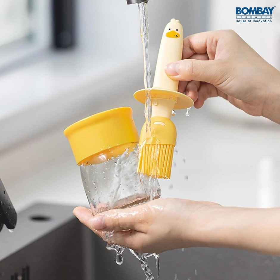 Oil Dispenser Bottle with Silicone Brush | 250 ml