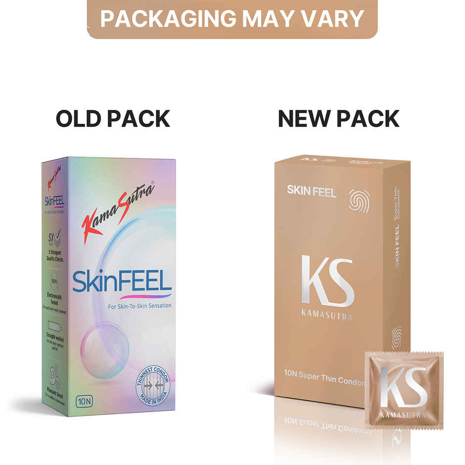 KamaSutra Skin Feel Thinnest Condoms for Men