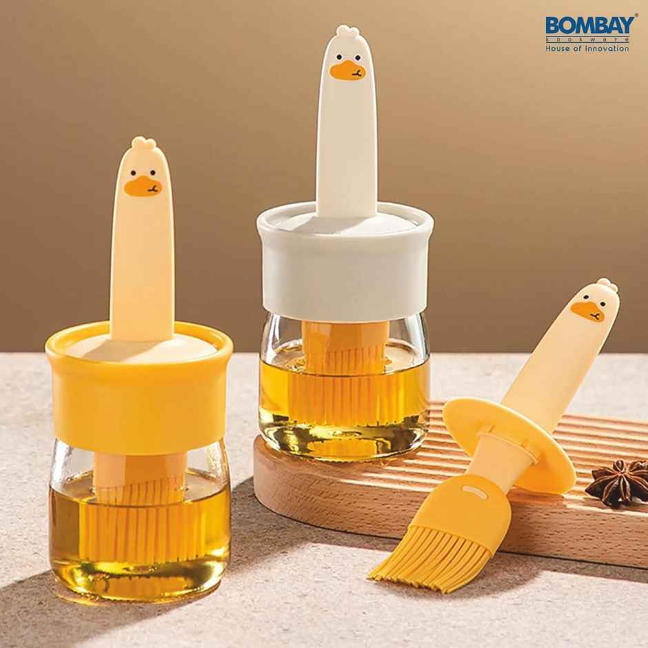 Oil Dispenser Bottle with Silicone Brush | 250 ml