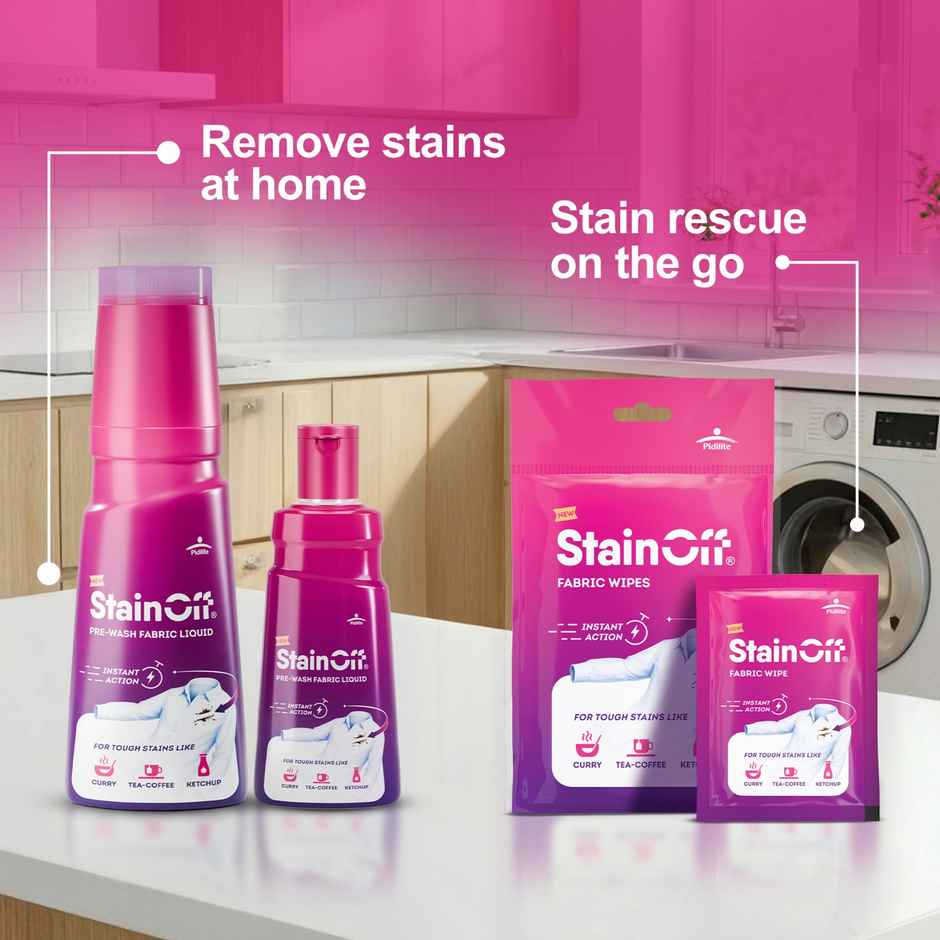 Stain Off Fabric Stain Remover | Fast Action | Safe For All Fabrics