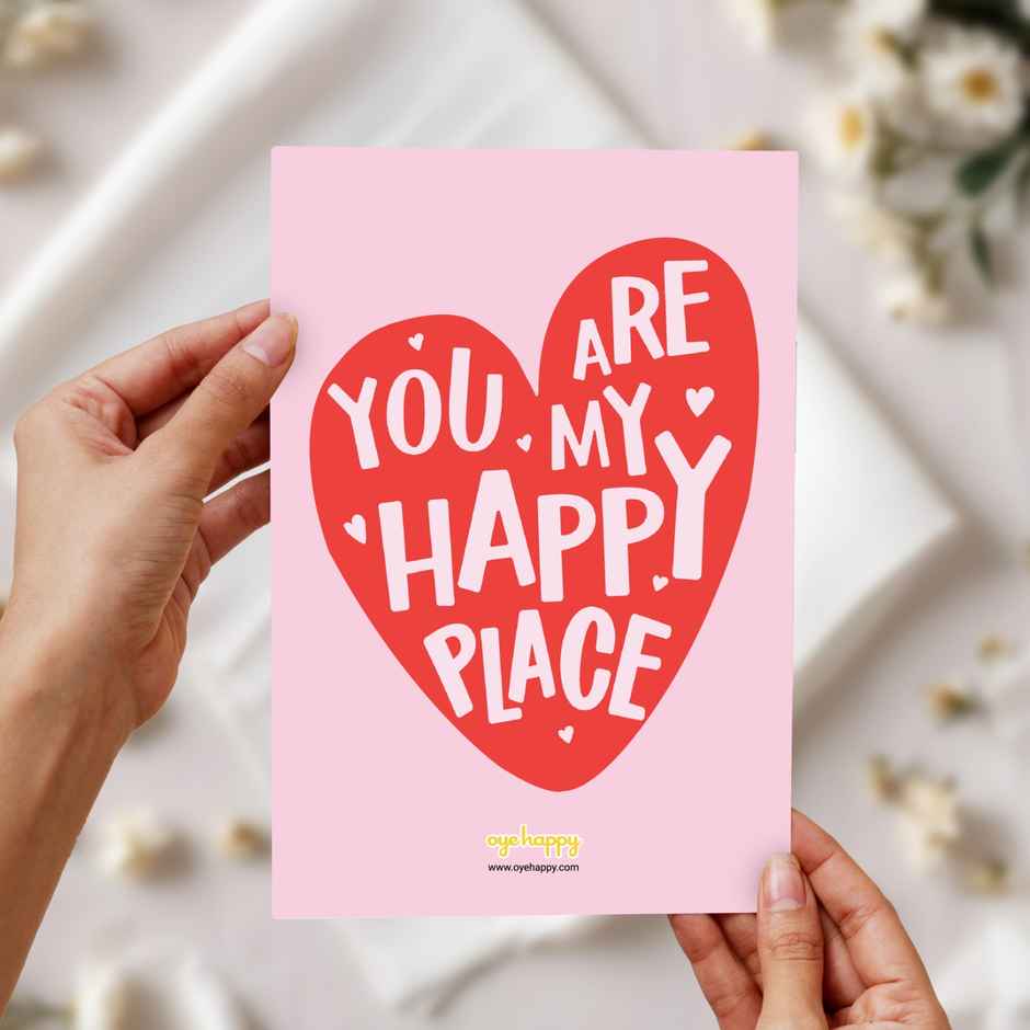 Oye Happy My Happy Place Mother's Day Greeting Card