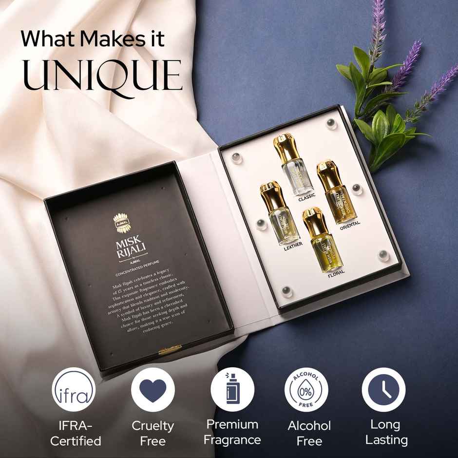 Ajmal Unisex Misk Rijali Attar Gift Set