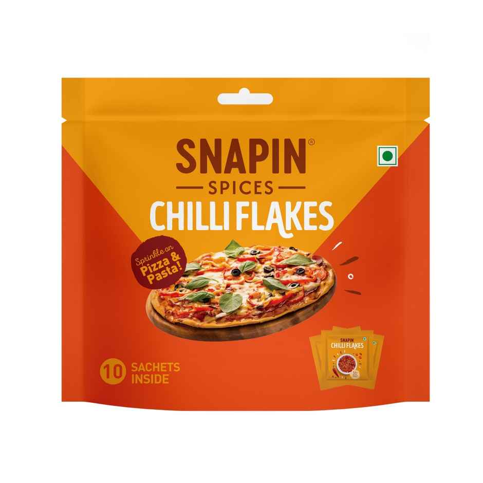 Snapin Oregano Pizza Seasoning Sachet Pouch (50g) & Snapin Chilli Flakes Sachet Pouch (20g) Combo 