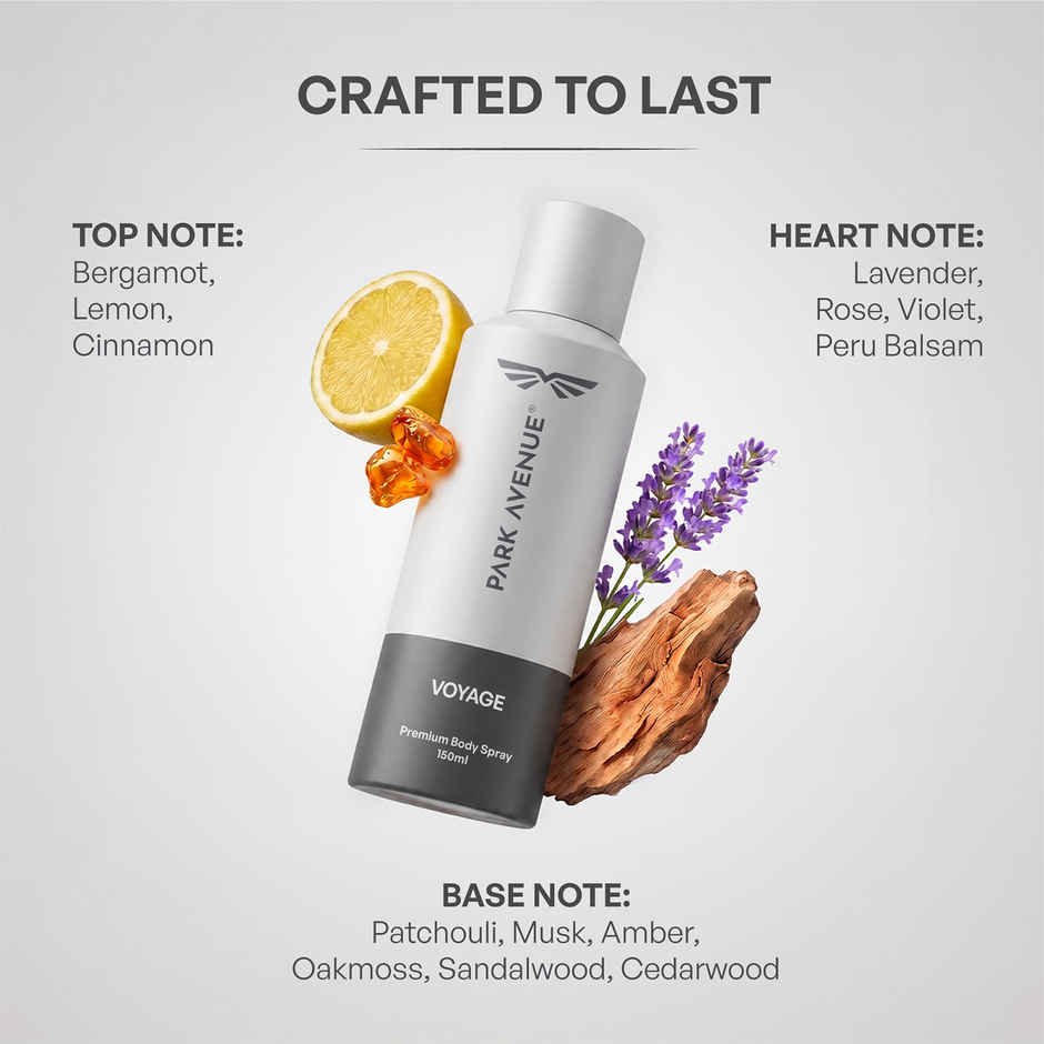 Park Avenue Voyage Deodorant Spray for men