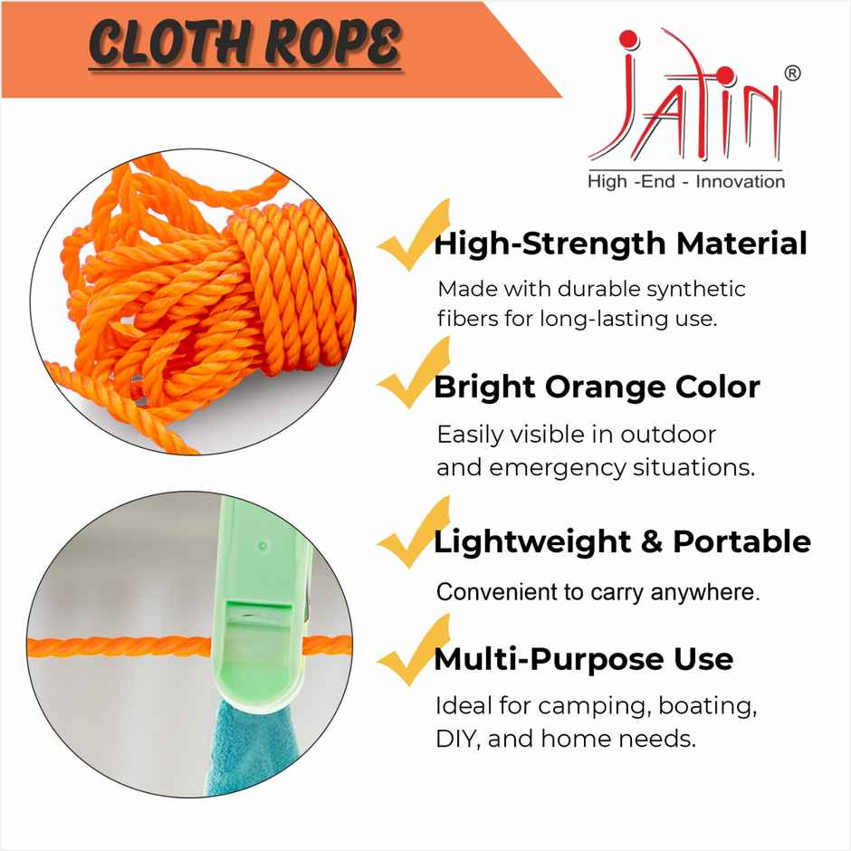 Jatin Nylon Rope | 10 m