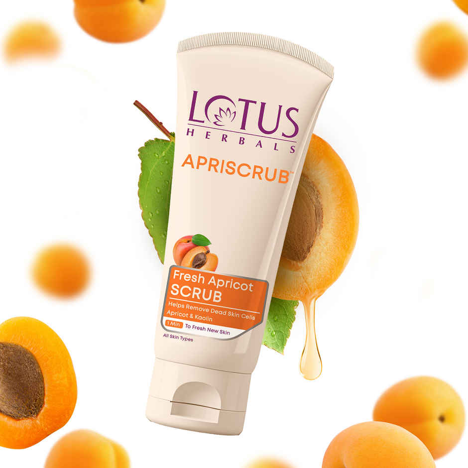 Lotus Herbals Apriscrub Fresh Apricot Exfoliating Face Scrub