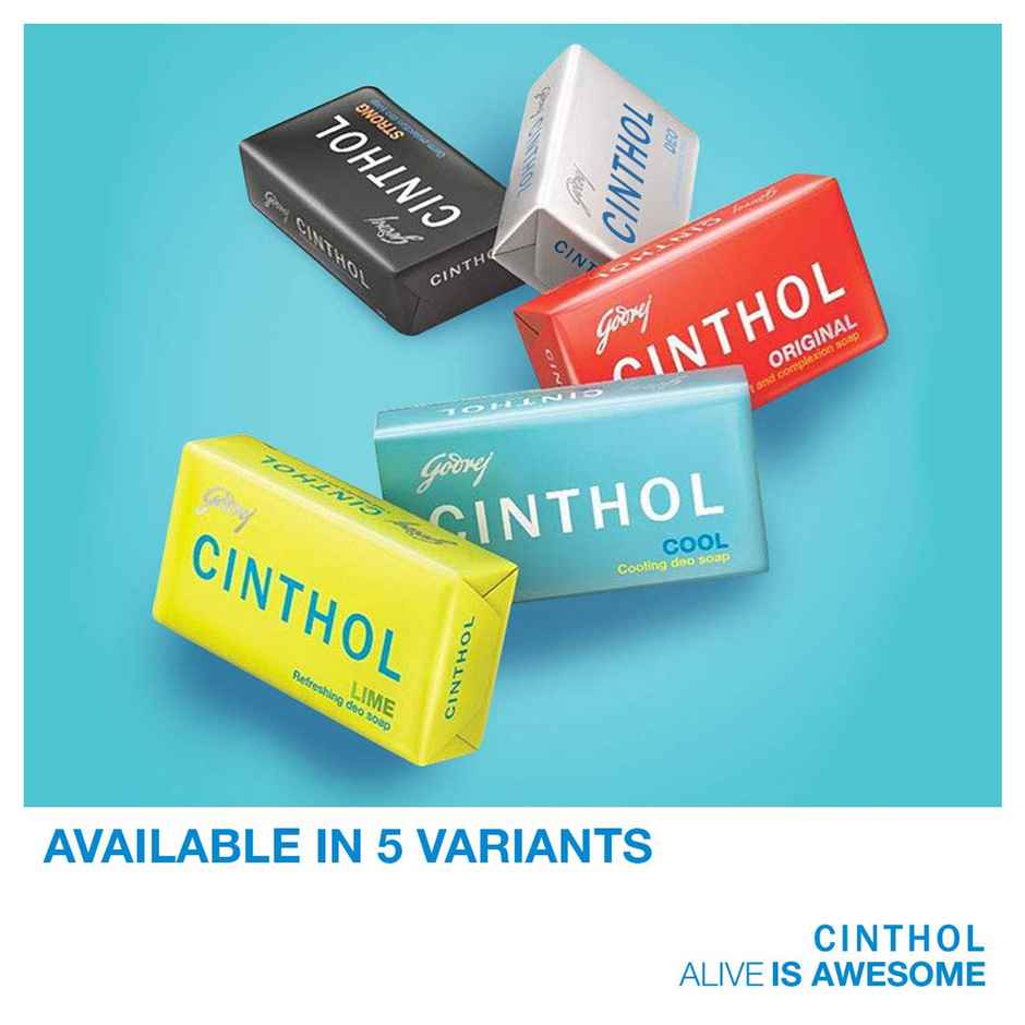 Cinthol Cool Bath Soap - Grade 1 Soap - For All Skin Types