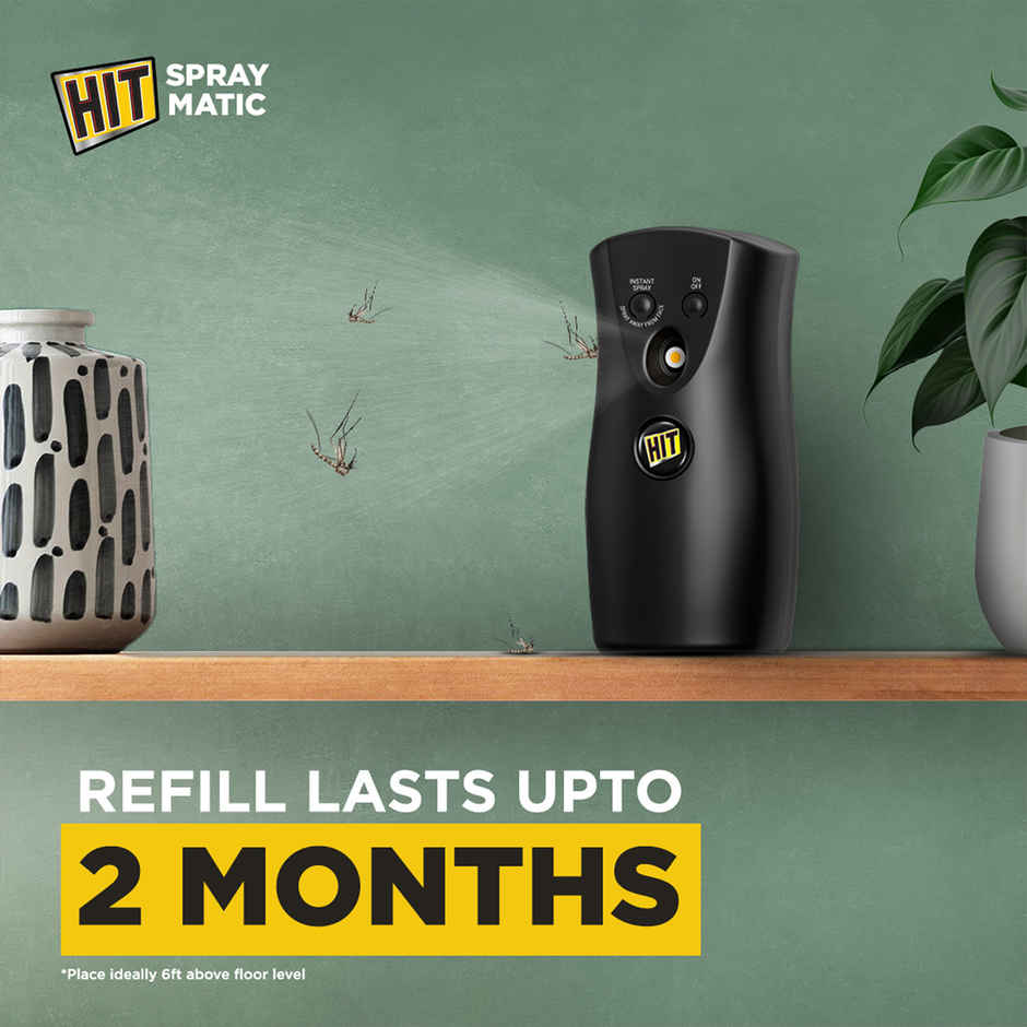 Hit Spray Matic Mosquito Repellent Refill Combo