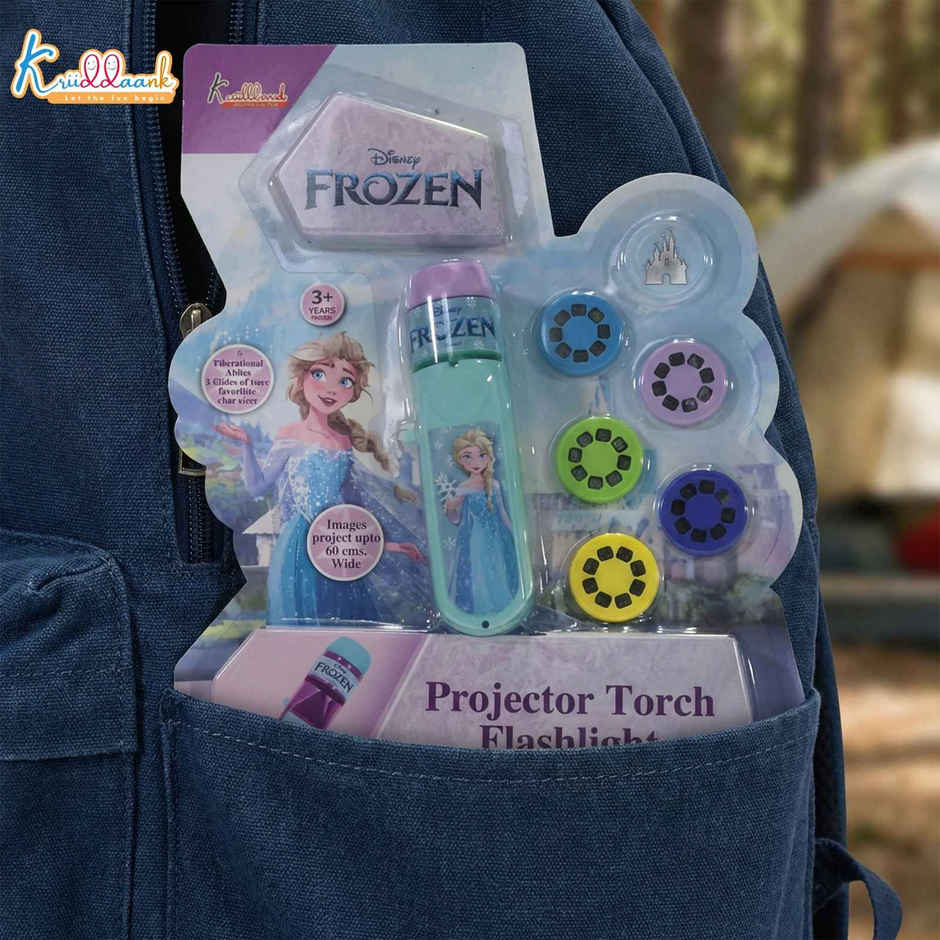 Kriiddaank Disney Frozen Torch Toy 6 Slides Storytelling ABS Material Kids Ages 3+