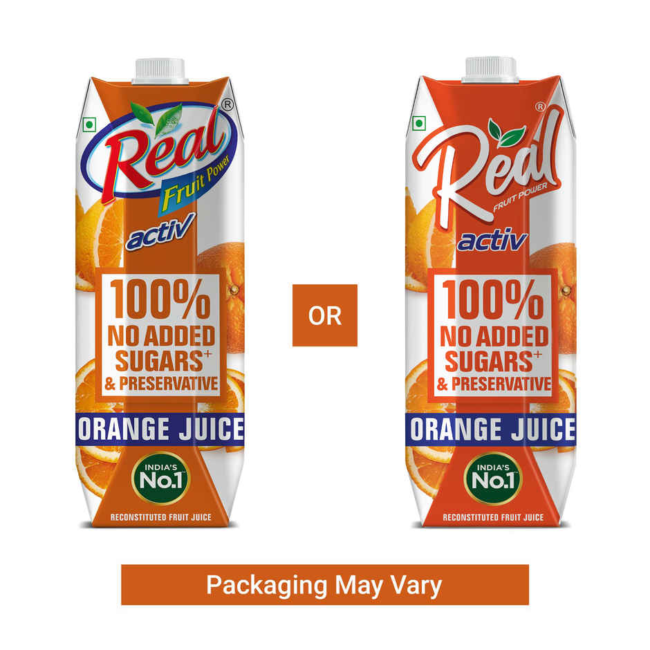 Real Activ Orange Juice | No Added Sugars & Preservatives