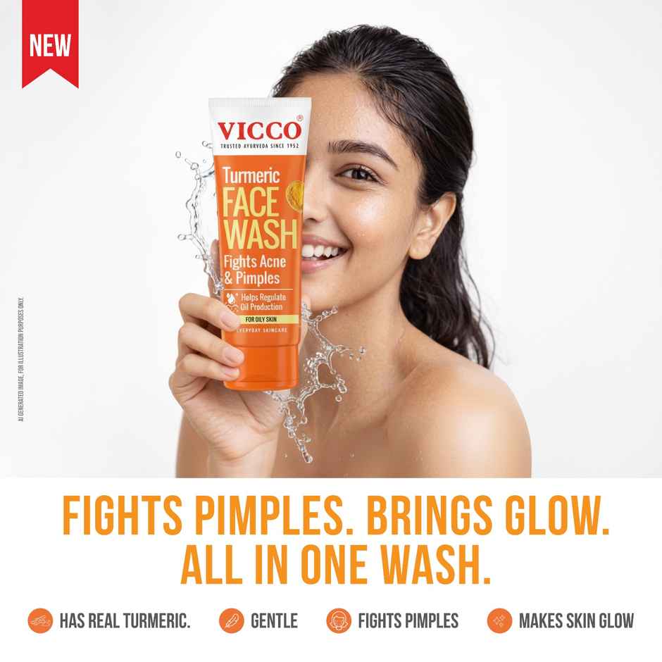 Vicco Turmeric Facewash