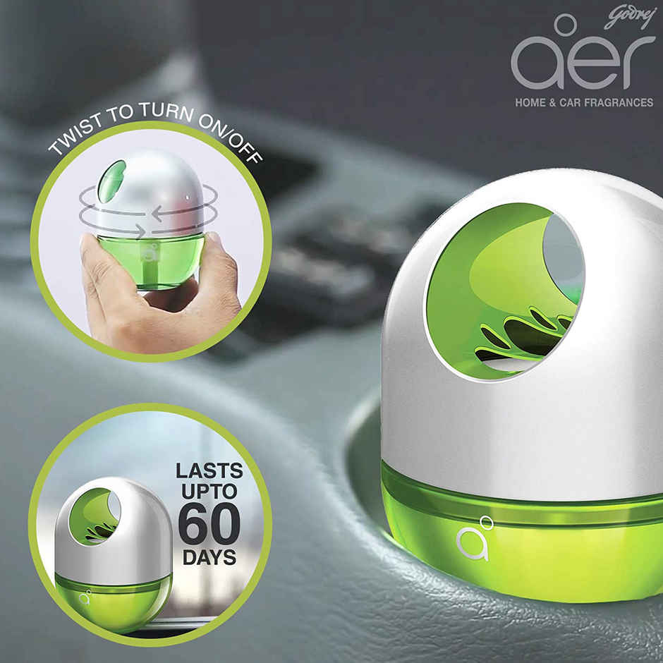 Godrej Aer Twist – Car Freshener Fresh Lush Green