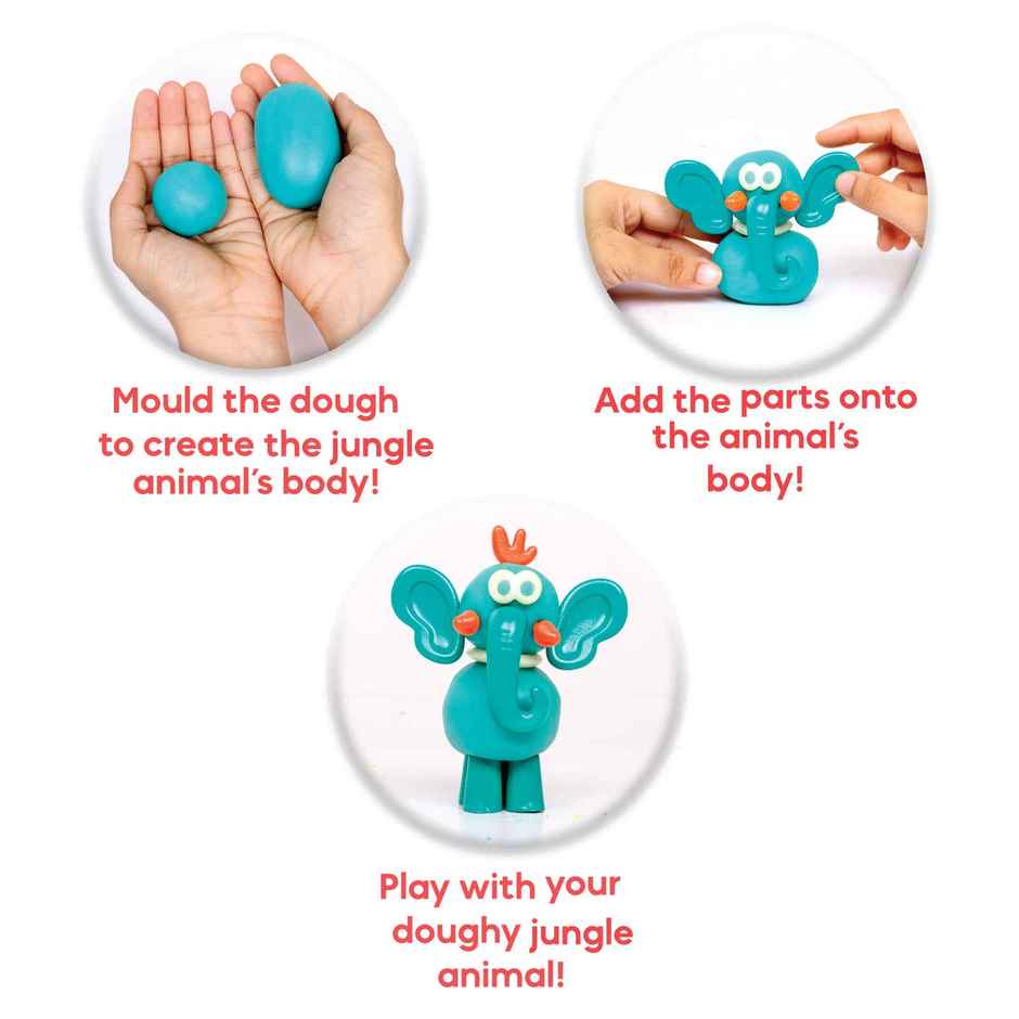 Fundough Funskool Jungle Friends, Play Dough, Child-Safe Clay