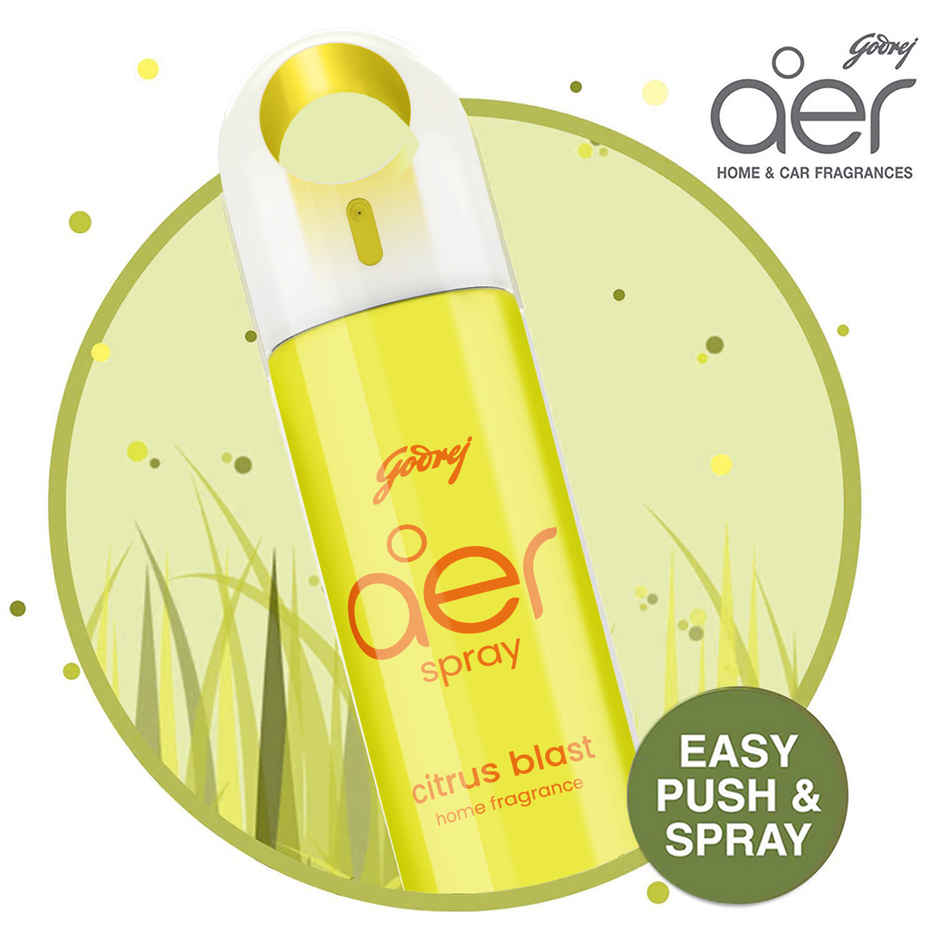Godrej aer Spray Room Freshener for Home & Office - Citrus Blast
